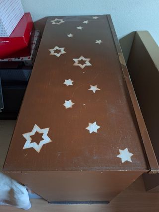 Escritorio infantil madera marrón