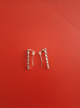 Pendientes azul plata - Nuevos
