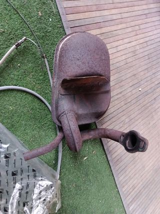 Marmitta Ape 50 + cavo frizione