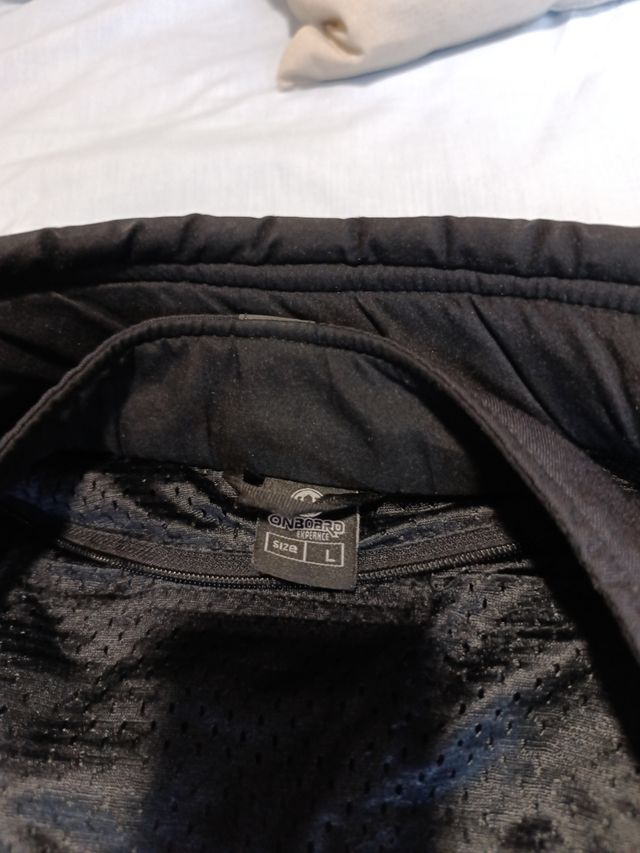 Cazadora moto negra - Talla L -XL