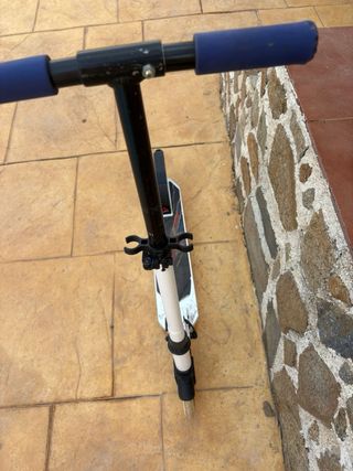 Monopatín Oxelo plegable blanco