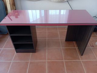 Mesa de escritorio rosa - wengue