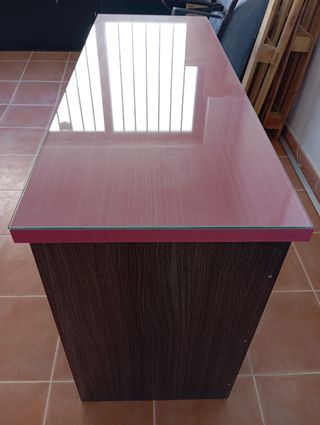 Mesa de escritorio rosa - wengue