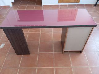 Mesa de escritorio rosa - wengue