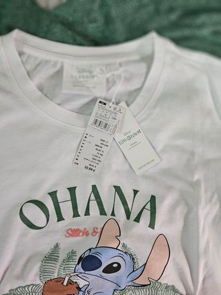 Pijama Stitch Ohana - marca Disney