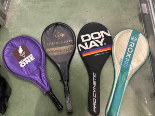 4 Raquetas Tenis Vintage