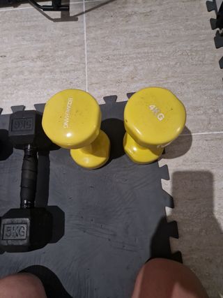 Mancuernas 5kg y de 4kg
