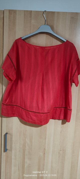 Blusa Benetton Corallo