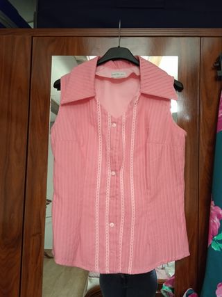 Traje Flamenca Rosa-Verde,comprado en el Rocio