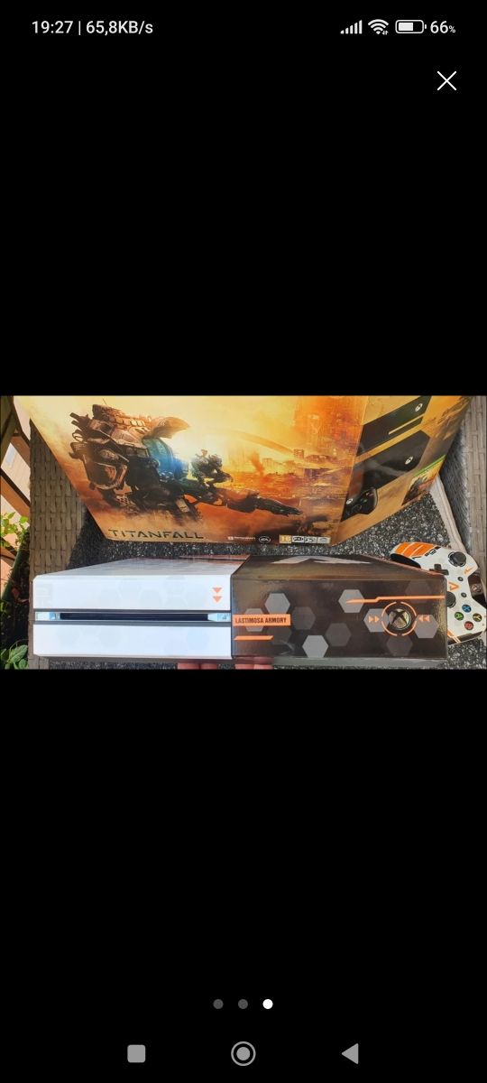 Xbox One | personalizada con pegatinas Titanfall