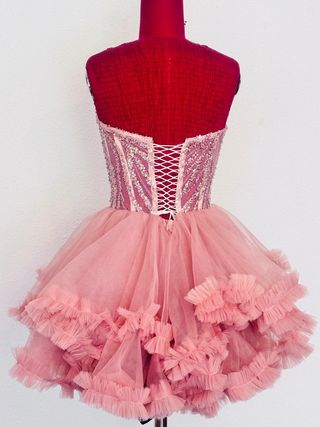 Vestido rosa palo - Fiesta