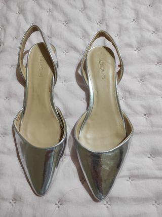 Zapatos Lefties Plata - 36