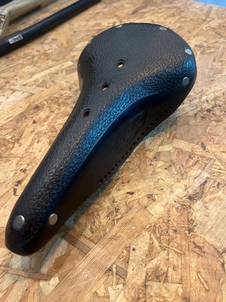 Bicycle Brooks B5n NOS Black Brooks B5N Leather Saddle From 1967