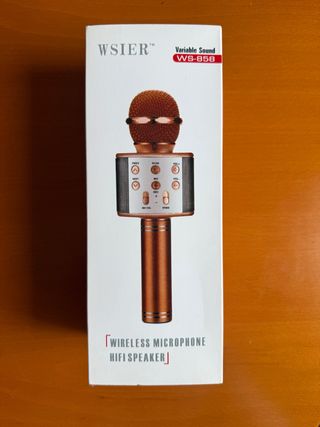 Micrófono Karaoke WS-858 inalámbrico
