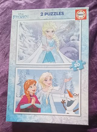 Puzzle Frozen 2x20 piezas