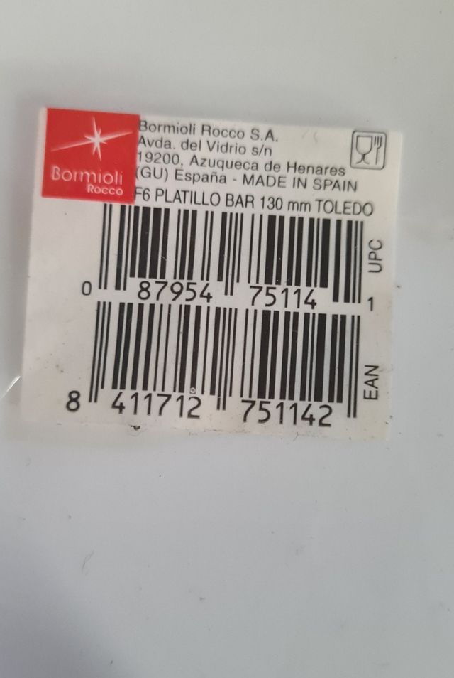 30 Platos café porcelana blancos