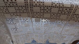 Copriletto uncinetto lavorato a mano matrimoniale