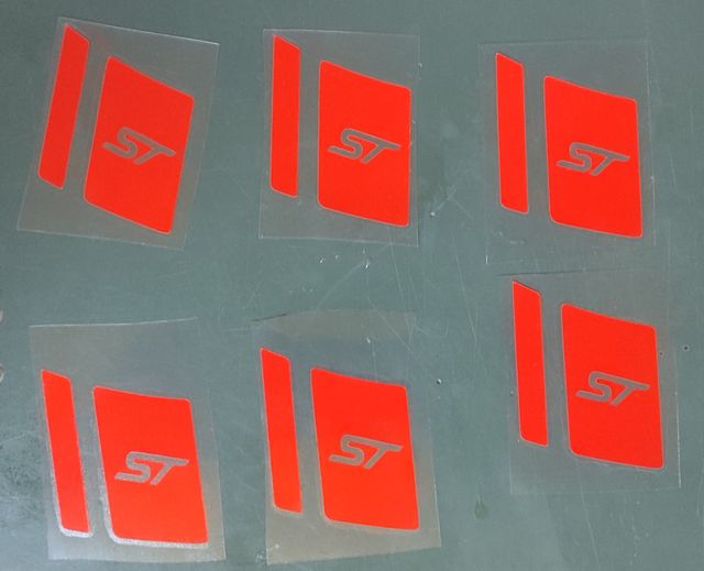 Car Sticker Design - 6 pezzi