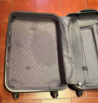 Maleta Roncato gris 4 ruedas