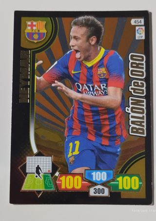 Cromo Neymar Balón de Oro Adrenalyn XL