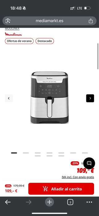 Moulinex Easy Fry & Grill XXL