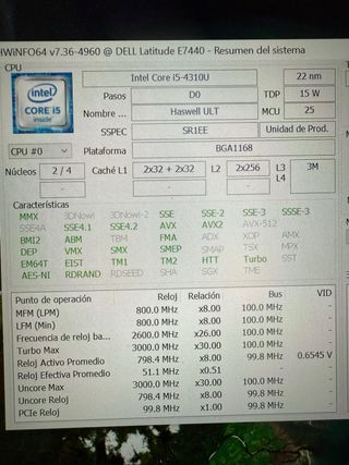 Portátil Dell Latitude E7440 – i5, SSD, 8 GB RAM