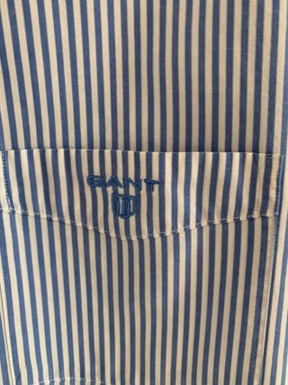Camisa GANT azul rayas - Talla L