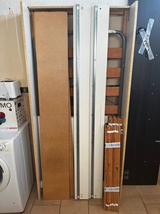 Cama nido 200x90 -madera blanca y marrón