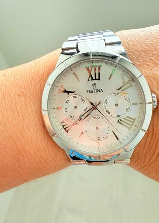 Reloj Festina mujer plateado