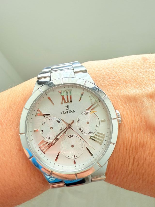 Reloj Festina mujer plateado