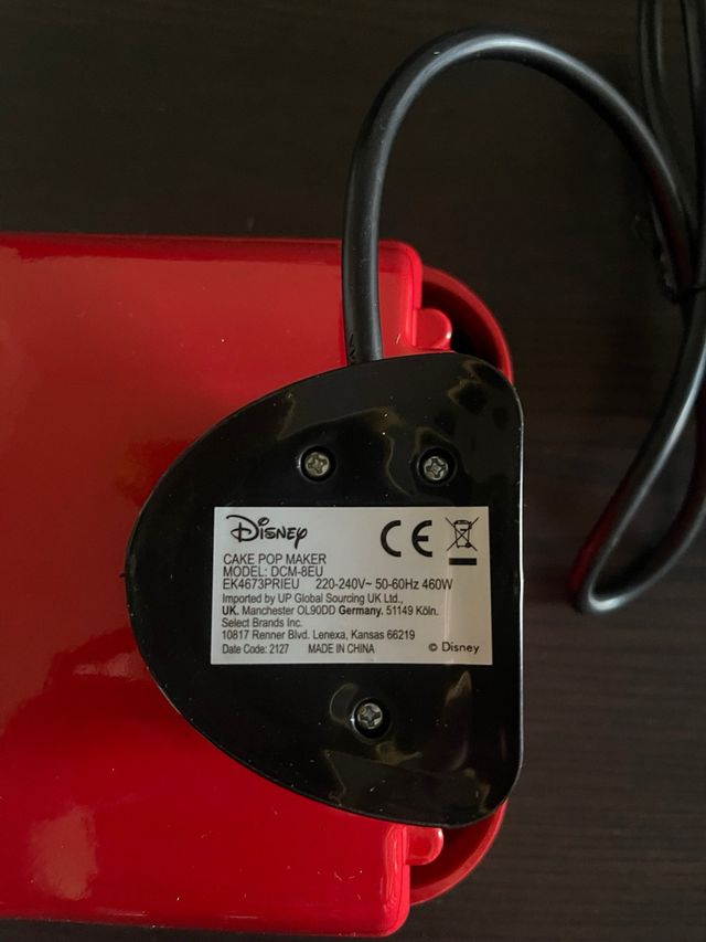 Cake pop Mickey Mouse Disney tipo sandwichera