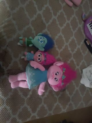 Trolls peluches - Poppy y sus amigos