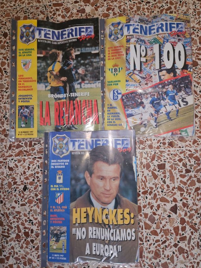 Revistas cd Tenerife año 1997