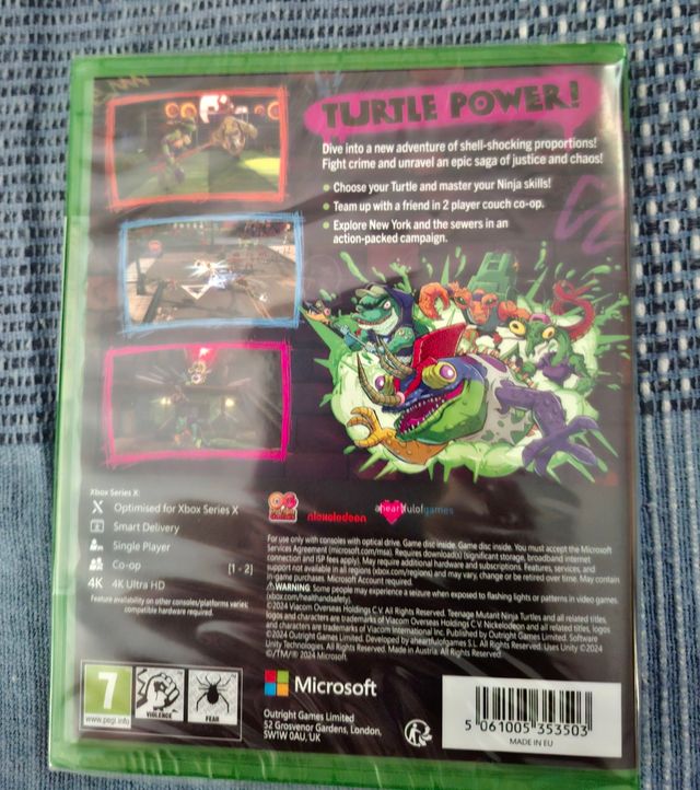 TMNT Mutants Unleashed - Xbox Series X Precintado