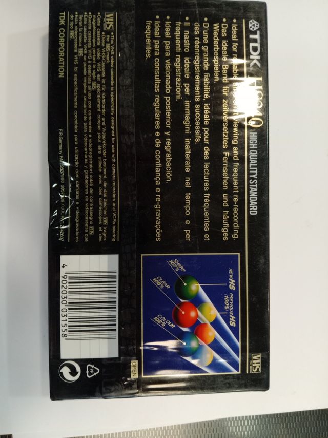 TDK HS240 - Cinta VHS