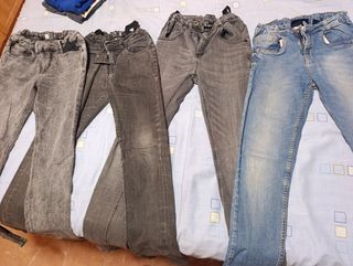 4 pantalones vaqueros niño (12-13 años)