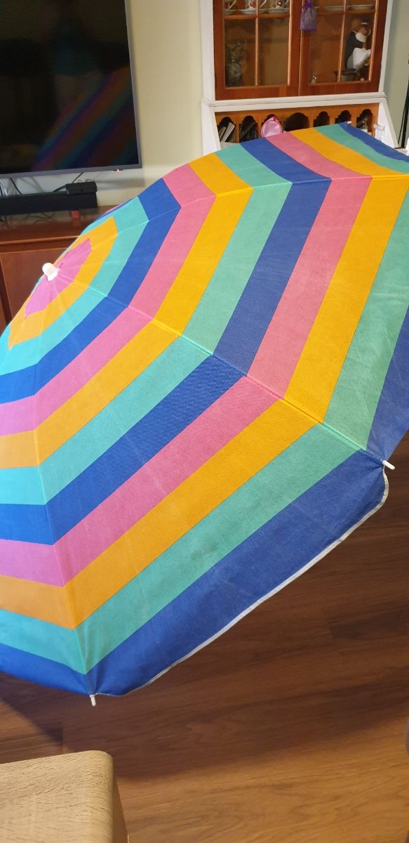 Ombrellone da spiaggia multicolore