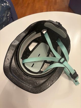 Casco bici niño / niña Btwin azul