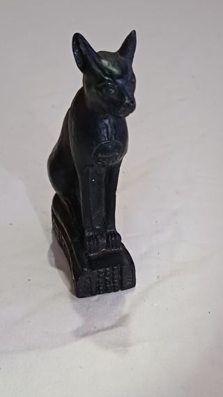 Statua gatto egizio nero