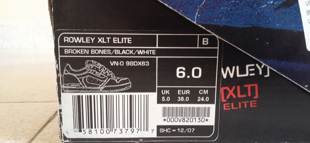 Vans negras talla 38