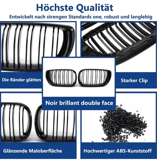 Rejilla BMW Serie 3 Sedan E46 4D 2002 al 2005