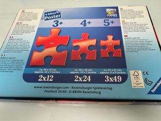 Puzzle Cars 3 Ravensburger 2x24