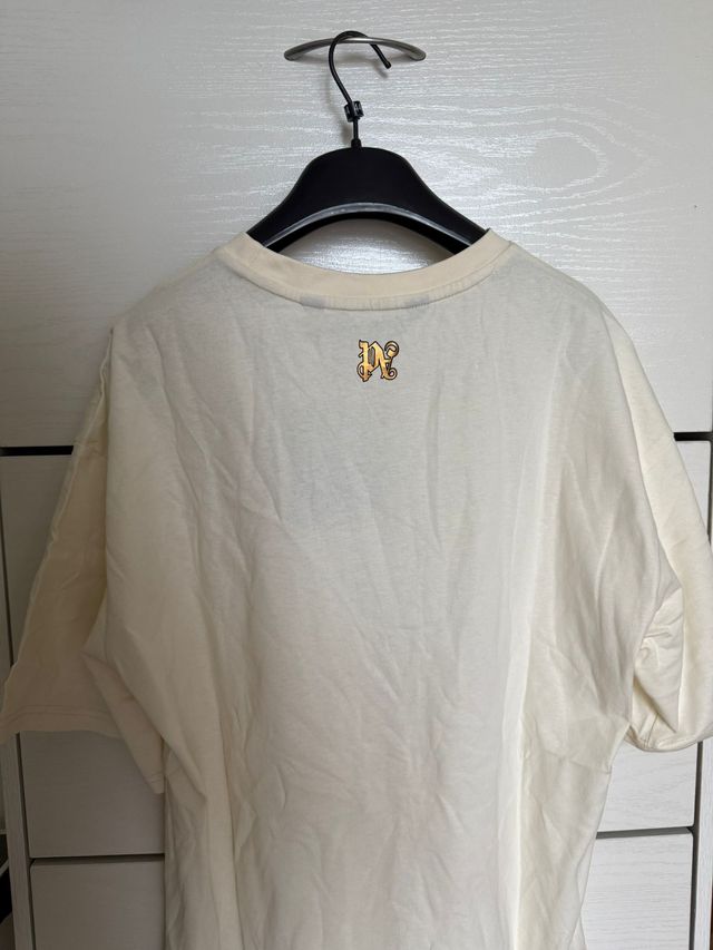 Palm Angels T-Shirt Bianca Oversize M