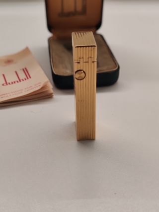 Accendino Dunhill Rollagas Lighter 79 Placcato oro