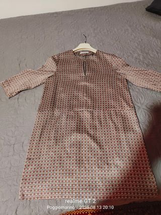 Vestito Mango - Marrone e Bianco
