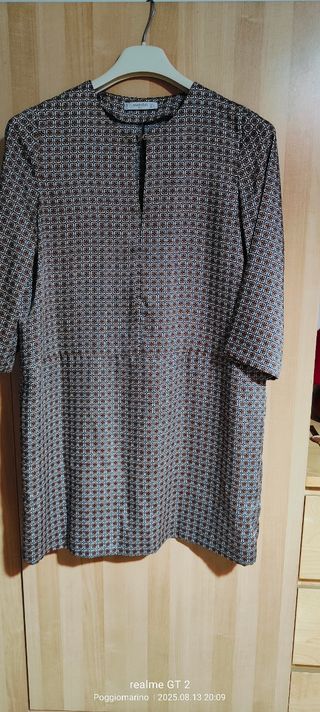 Vestito Mango - Marrone e Bianco