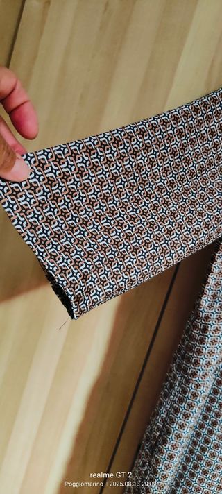 Vestito Mango - Marrone e Bianco