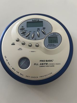 WalkmanCD mp3 Radio AM/FM Pro Basic