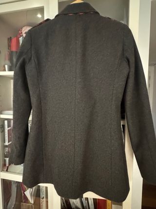 Chaqueta gris - Abrigo de lana