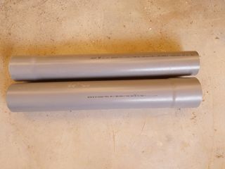 2 tubos PVC sin usar
